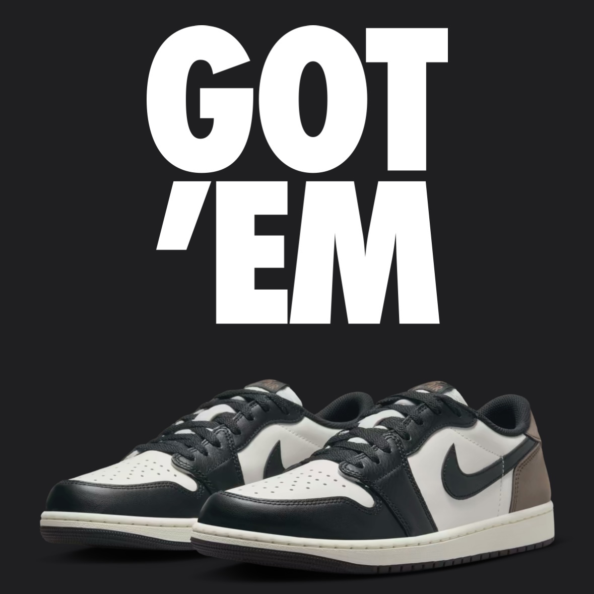 Jordan 1 Retro Low OG Mocha 착용 스타일 - 1