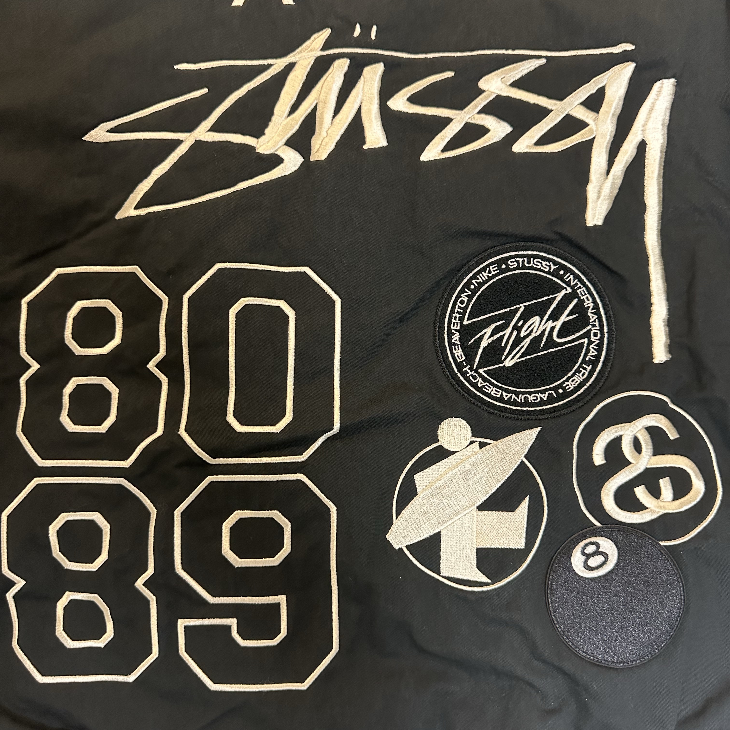 Nike x Stussy Reversible Jacket Black (FJ9153-010) 착용 스타일 - 2