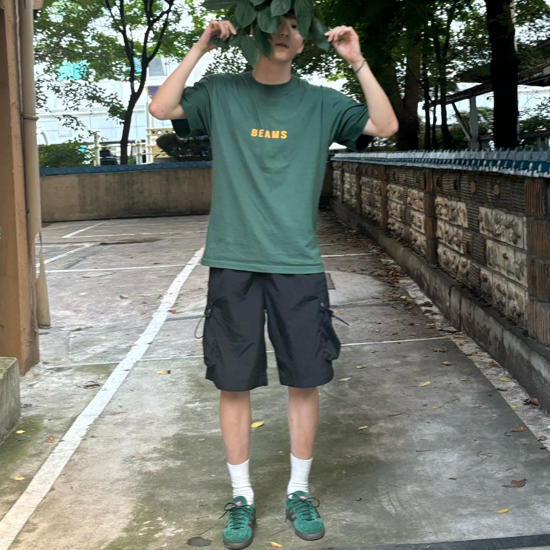 Adidas Spezial Handball Collegiate Green 착용 스타일 - 2