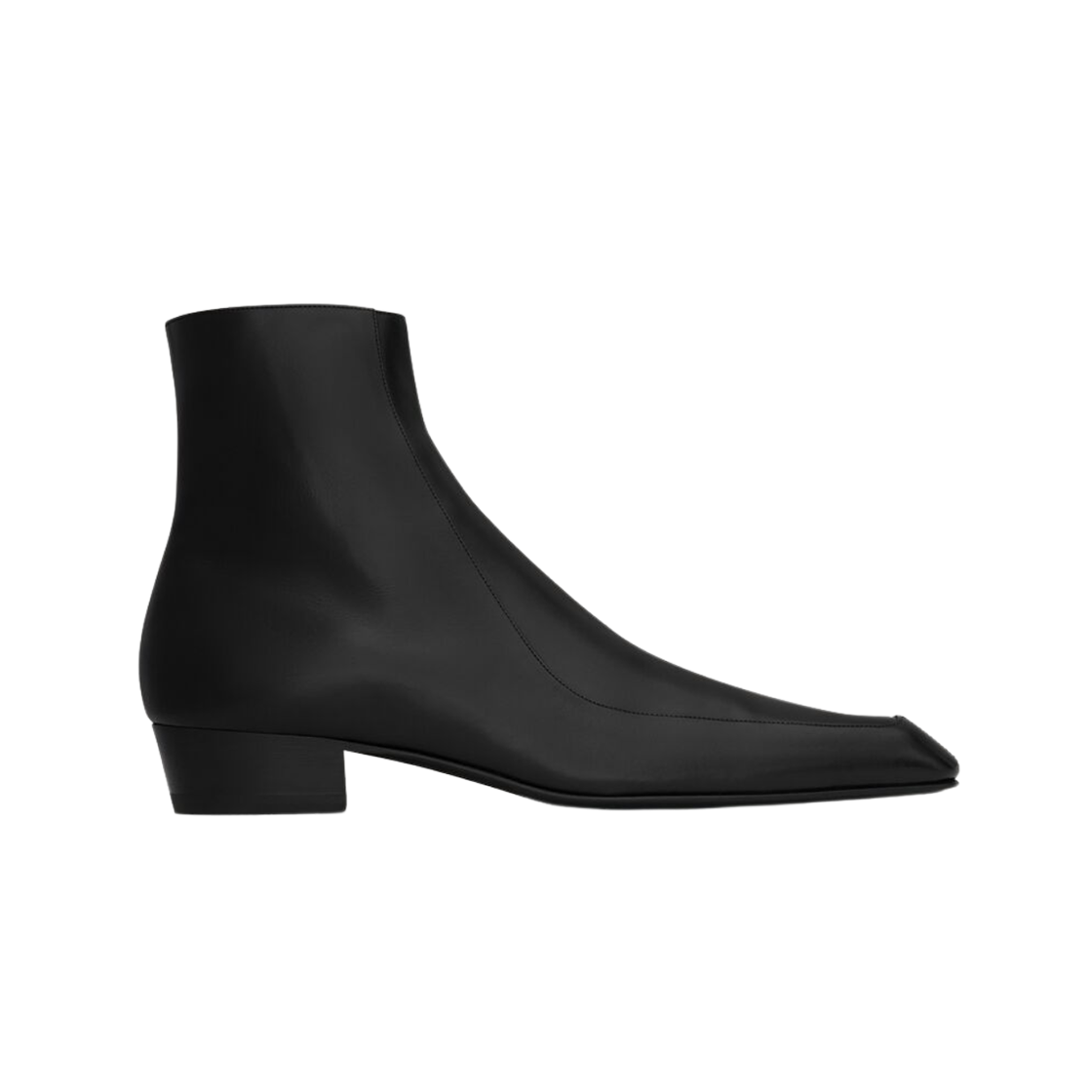 생로랑 어거스틴 부츠 스무스 레더 블랙(Saint Laurent Augustin Boots In Smooth Leather Black)