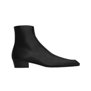 Saint Laurent Augustin Boots In Smooth Leather Black