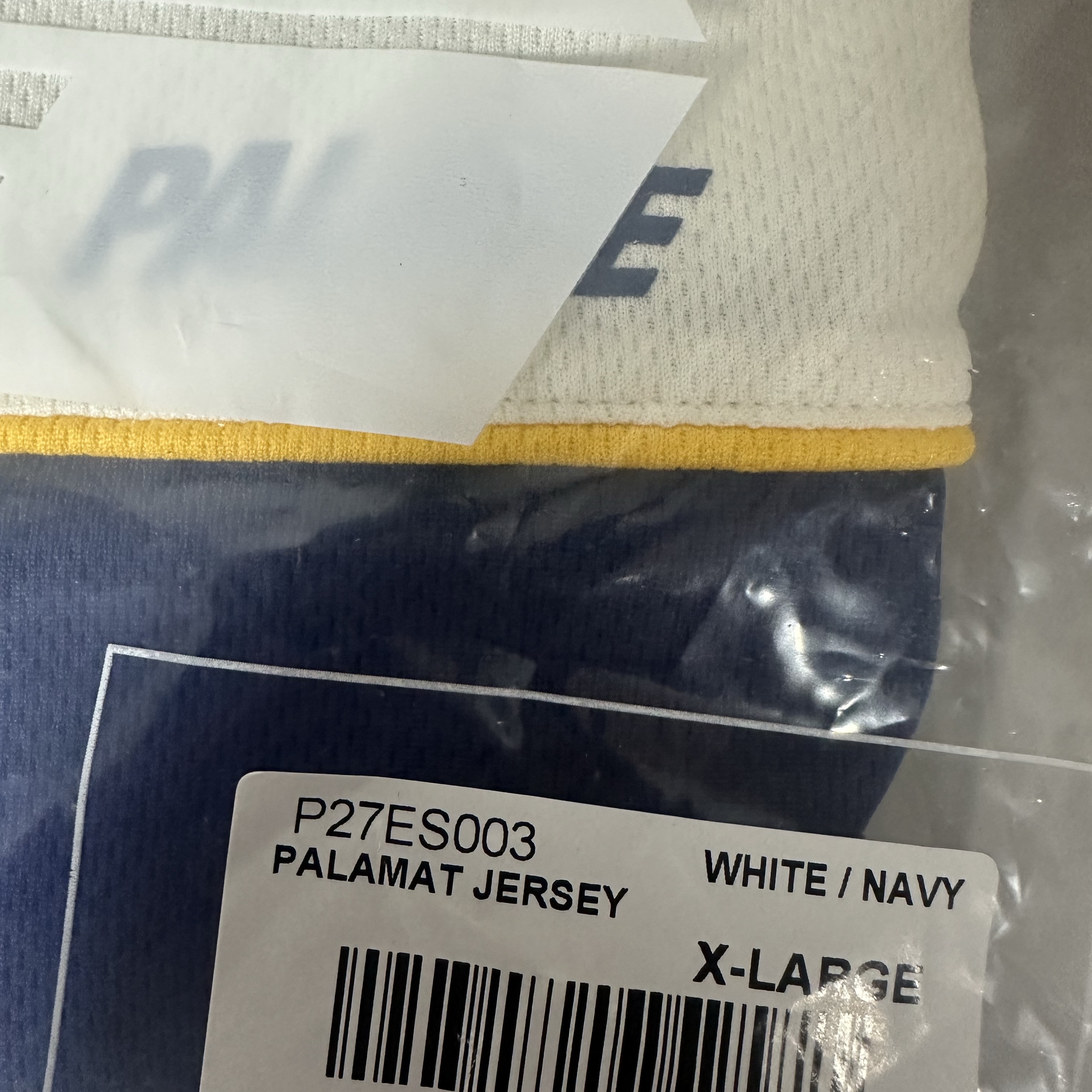 Palace Palamat Jersey White Navy - 24FW 착용 스타일 - 3