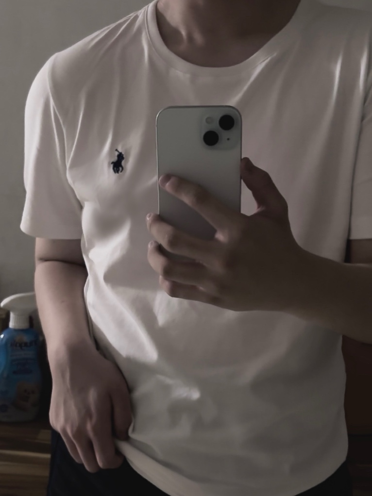 Polo Ralph Lauren Classic Fit Pocket T-Shirt White 착용 스타일