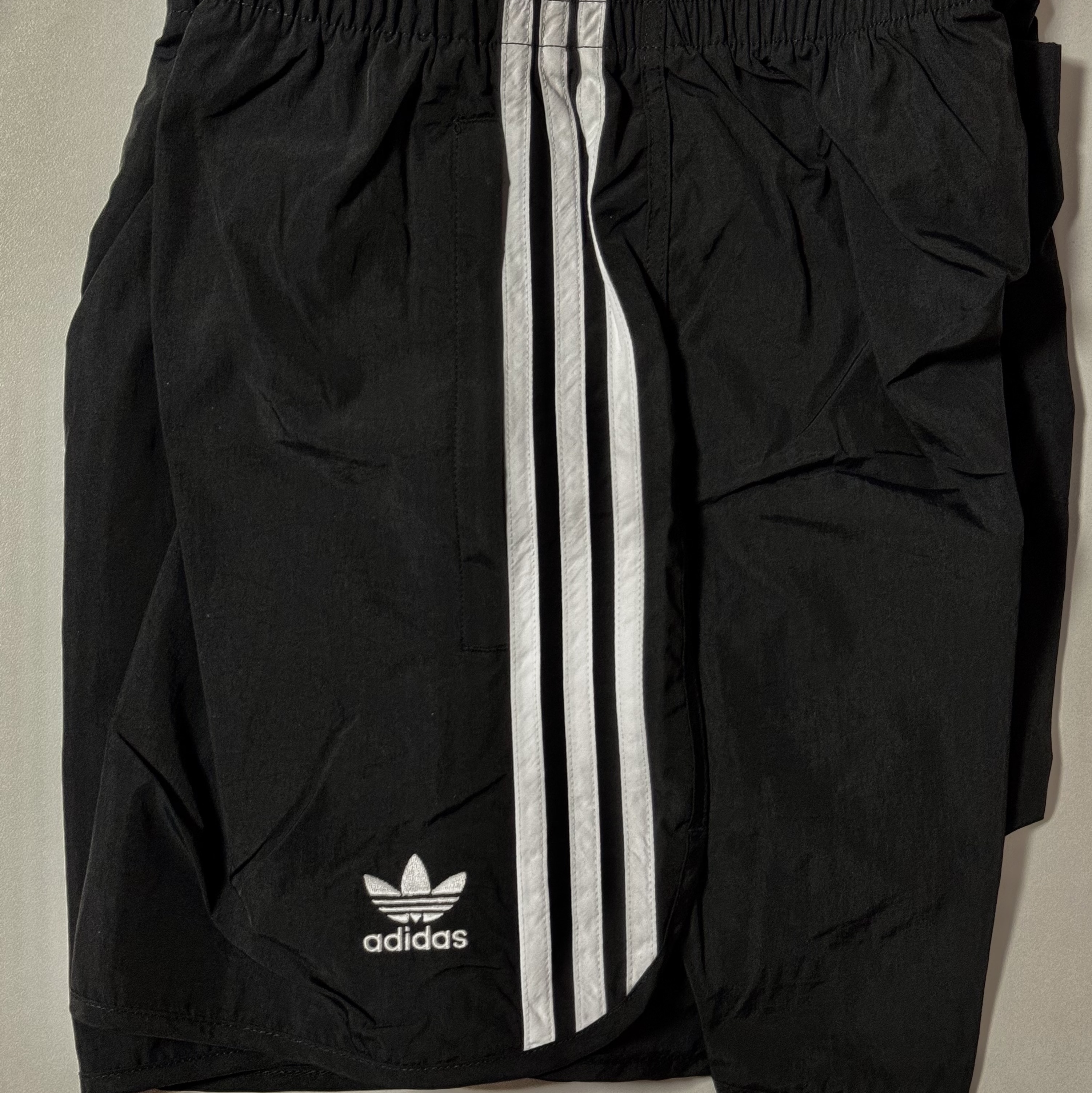 Adidas Adicolor Classic Sprinter Shorts Black - US Sizing, Balenciaga x Adidas Stan Smith Black 착용 스타일 - 3