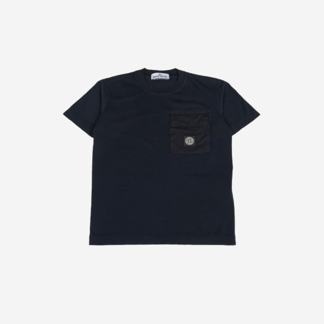 (Kids) Stone Island 20247 Logo T-Shirt Navy Blue - 24SS 상세 이미지 1