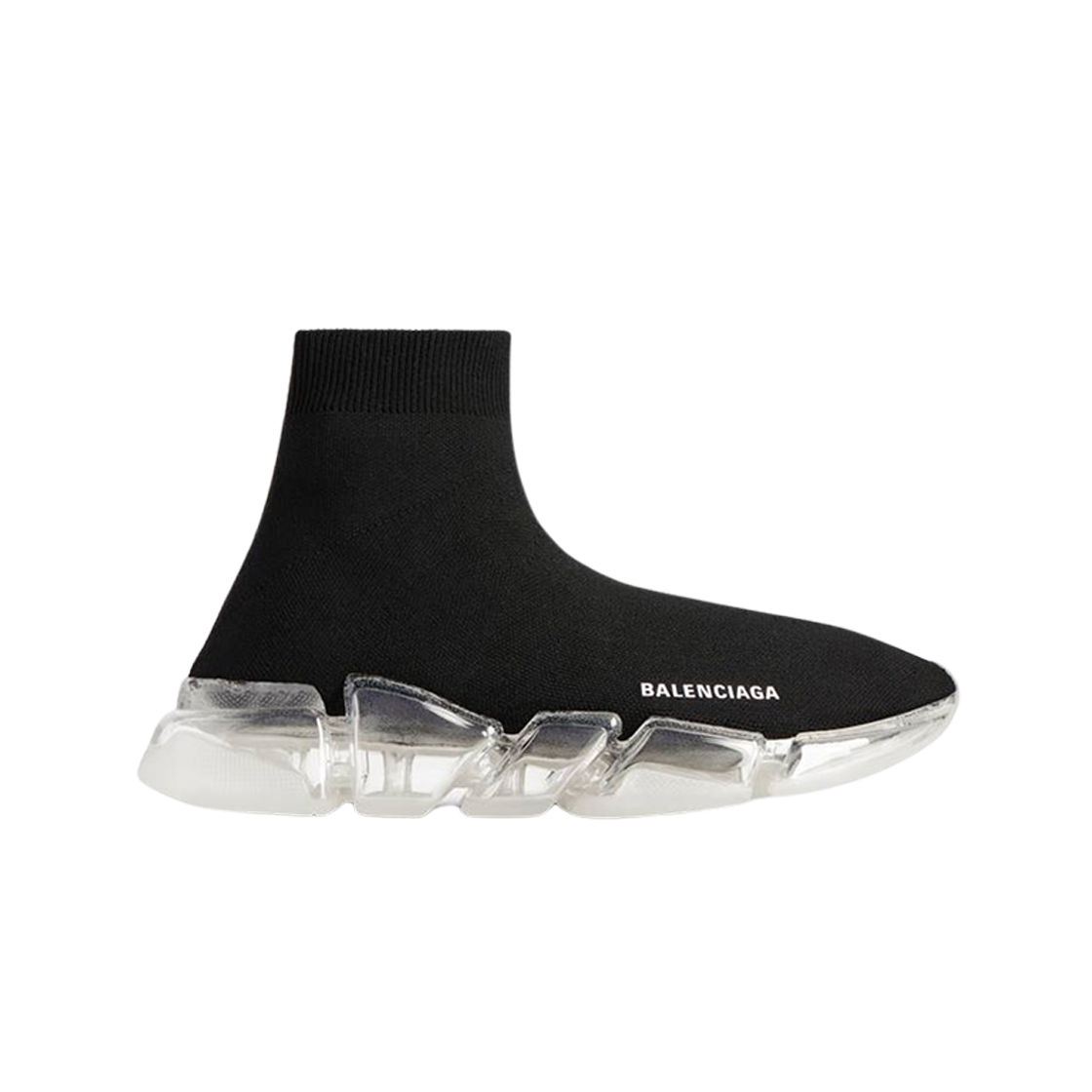 발렌시아가 스피드 2.0 풀 클리어 솔 리사이클 니트 스니커즈 블랙(Balenciaga Speed 2.0 Full Clear Sole Recycled Knit Sneaker Black) - 1