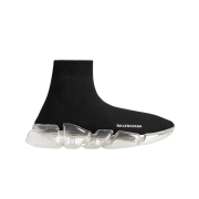 Balenciaga Speed 2.0 Full Clear Sole Recycled Knit Sneaker Black