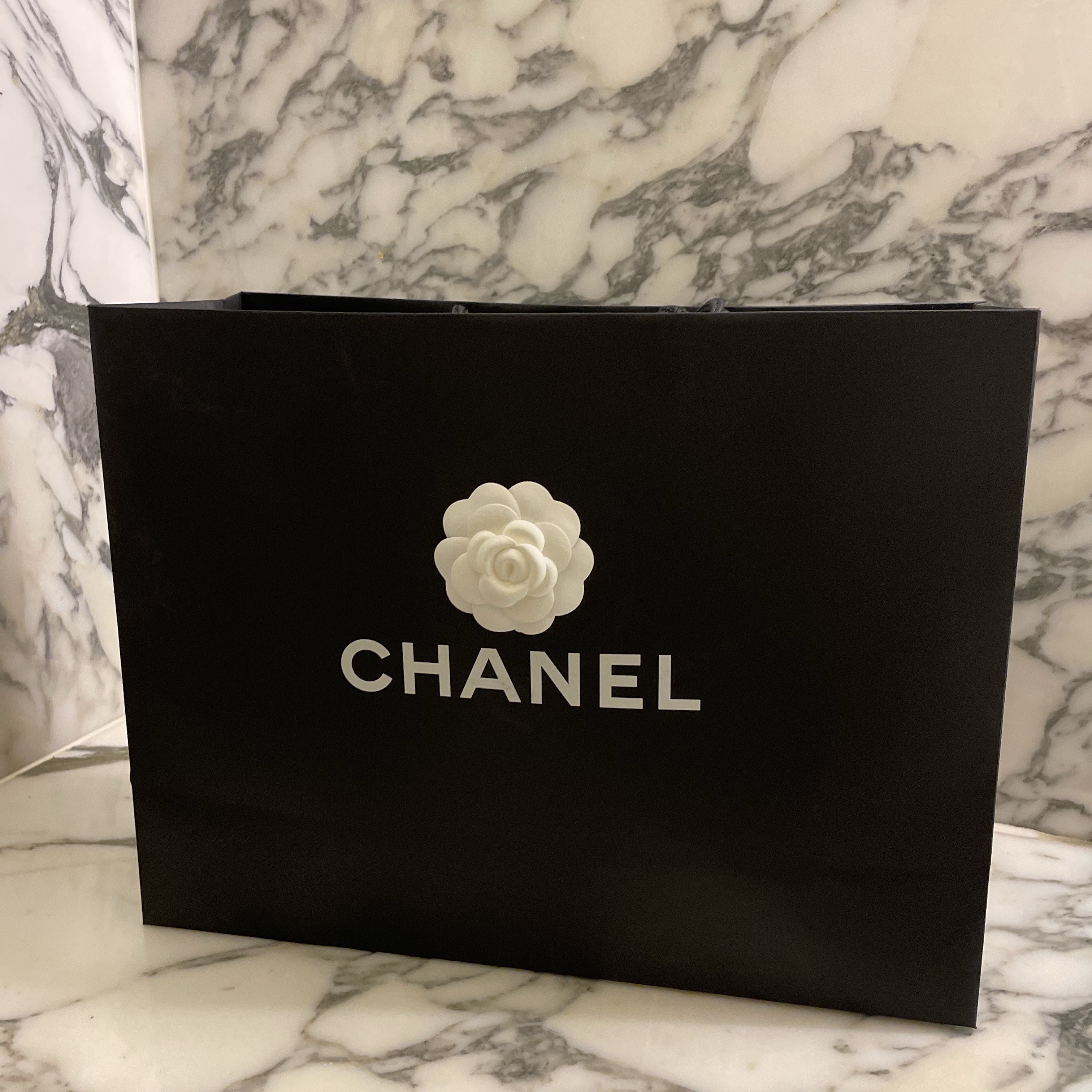 Chanel 19 Zipped Coin Purse Lambskin & Gold Black 착용 스타일 - 1