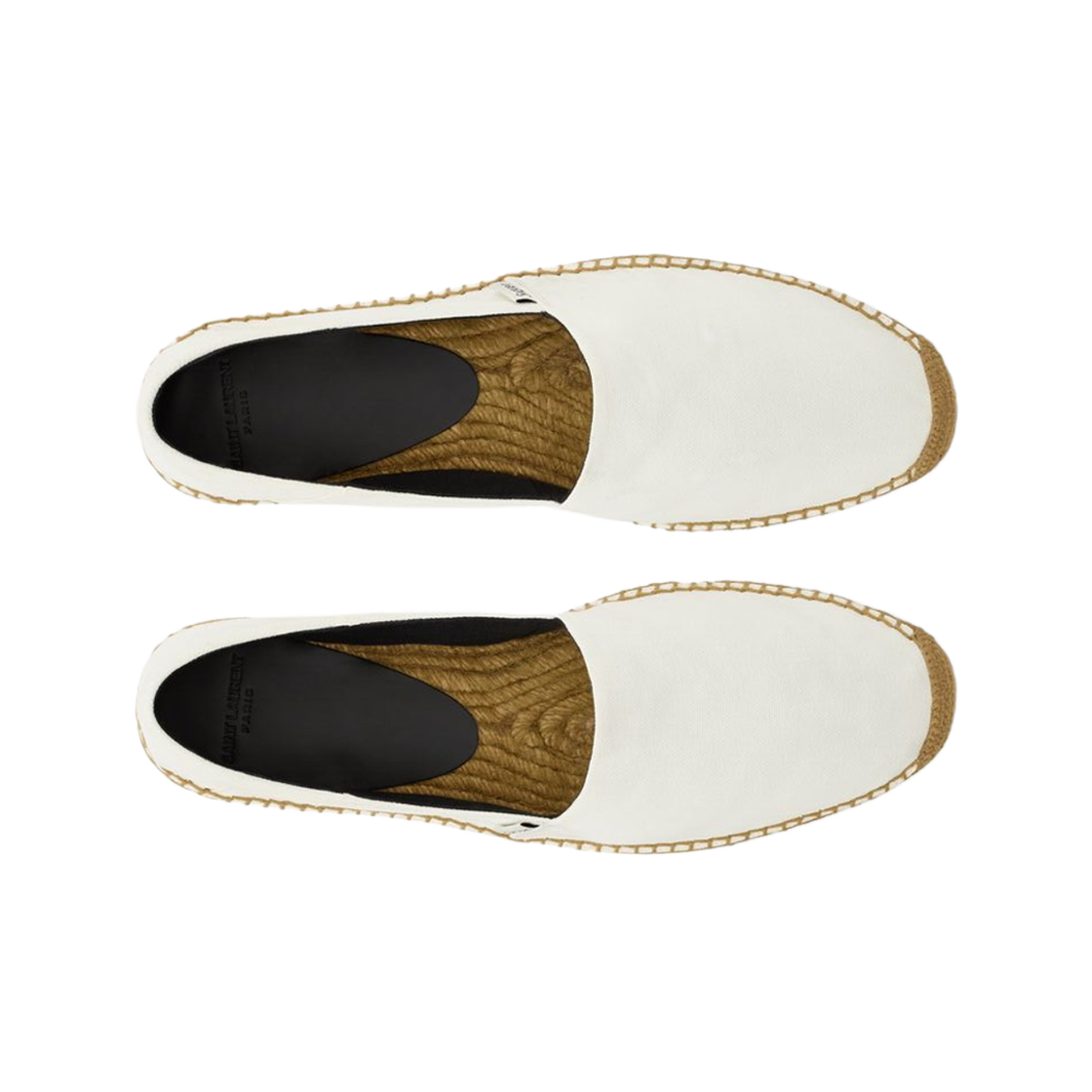 Saint Laurent Espadrilles In Cotton Canvas Milk Latte 상세 이미지 2