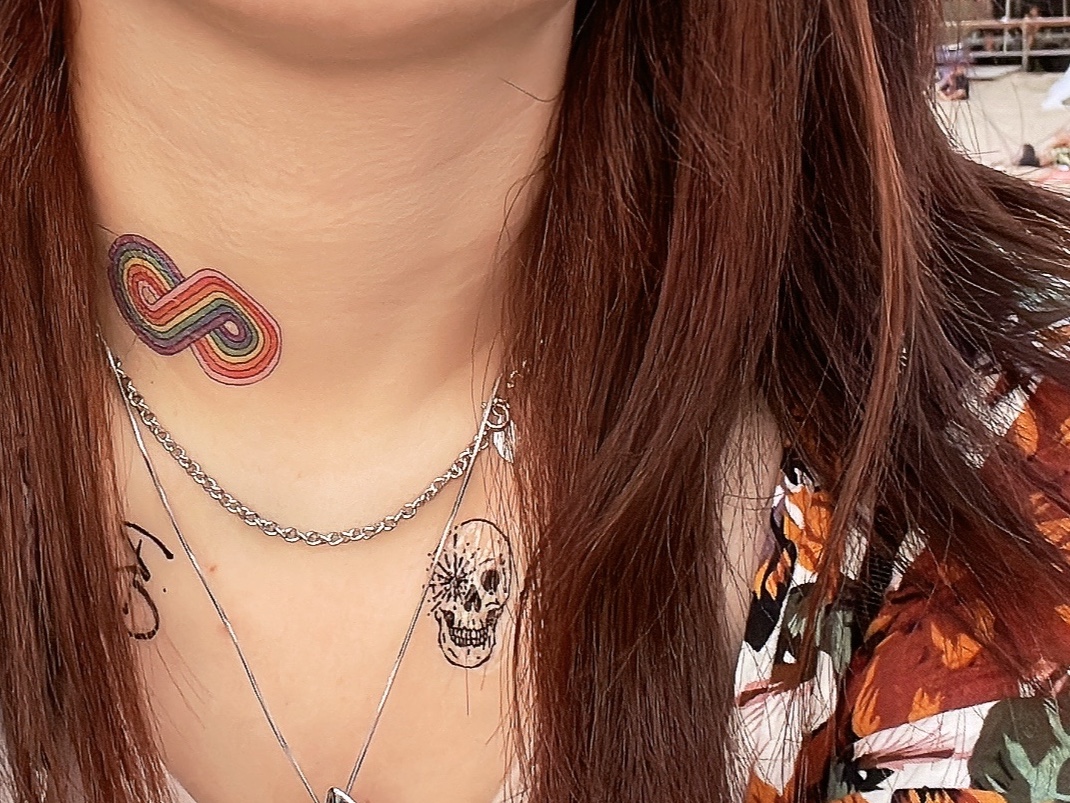 TATTLY Wonderland Tattoo Sticker Set 착용 스타일
