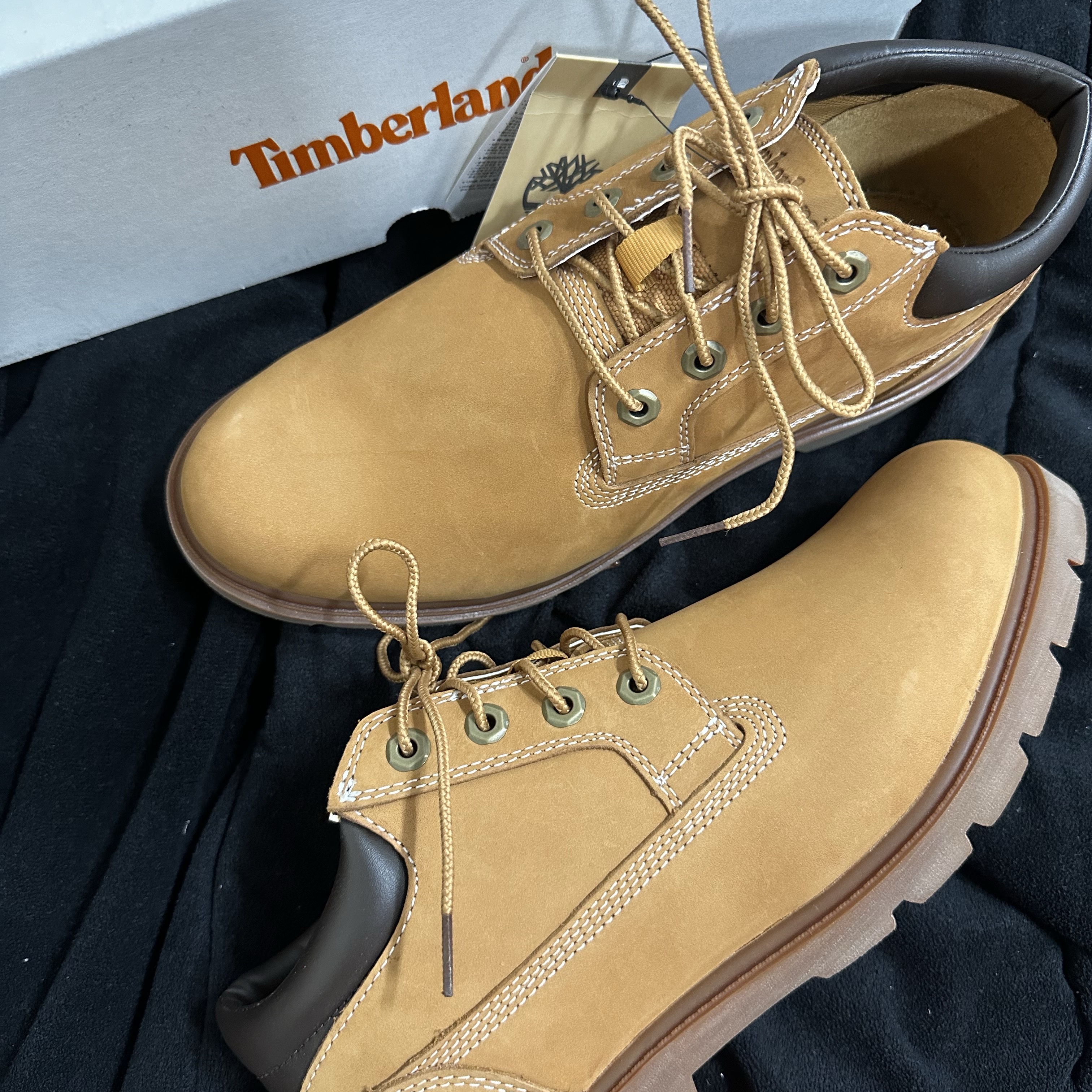 Timberland Premium Waterproof Chukka Boot Wheat Nubuck - Wide 착용 스타일 - 2