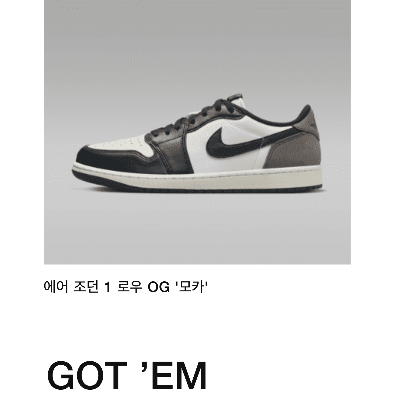 Jordan 1 Retro Low OG Mocha 착용 스타일