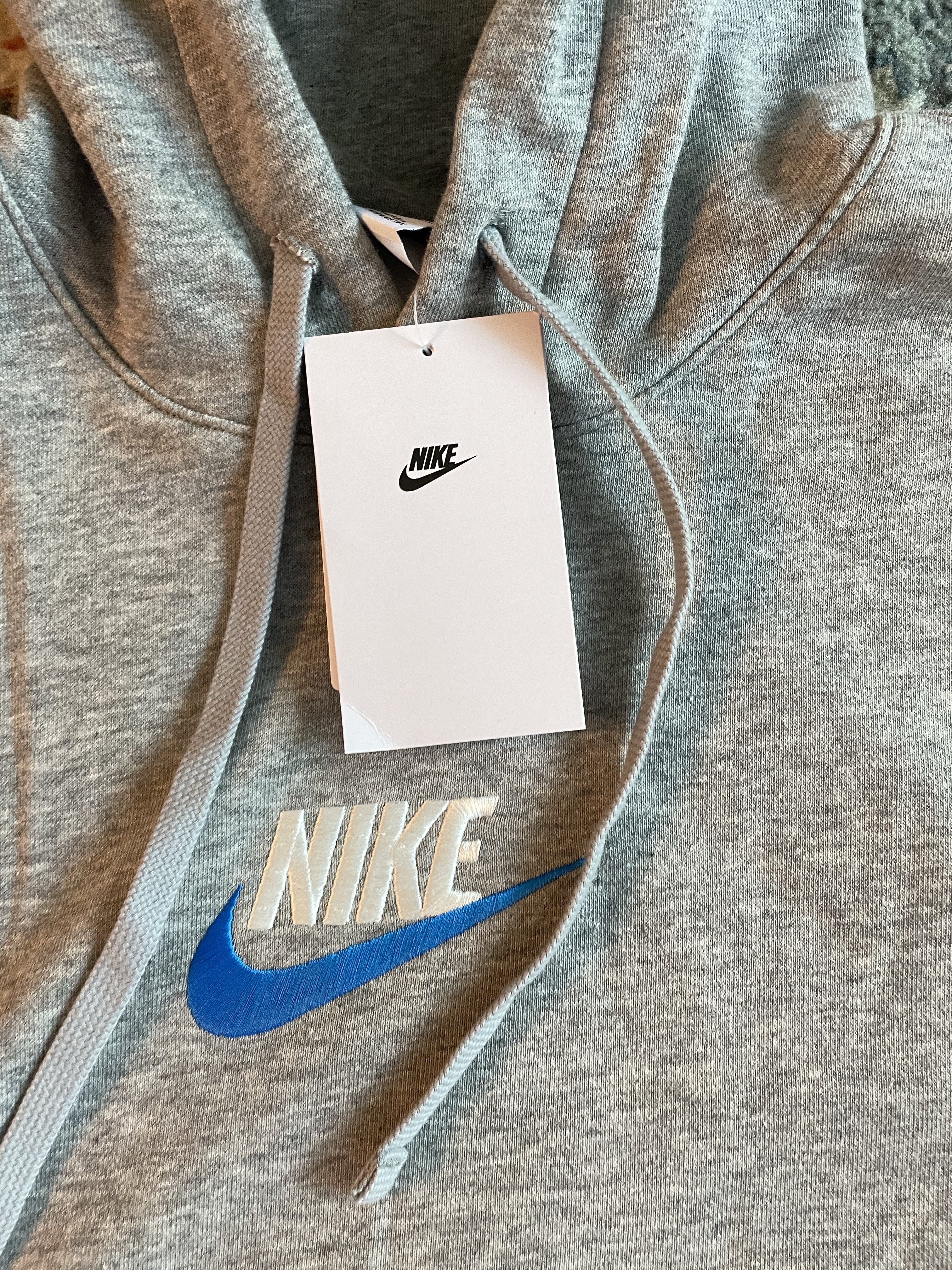 Nike Club French Terry Pullover Hoodie Dark Grey Heather - Asia 착용 스타일 - 2