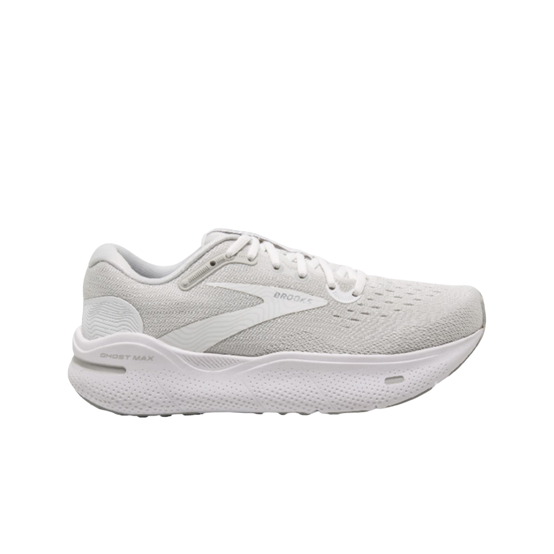 (W) 브룩스 러닝 고스트 맥스 화이트 - B 미디움((W) Brooks Running Ghost Max White - B Medium)