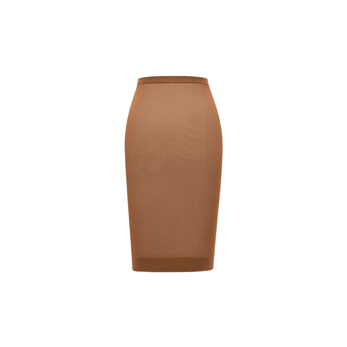 (W) Saint Laurent Pencil Skirt In Knit Marron 상세 이미지 1