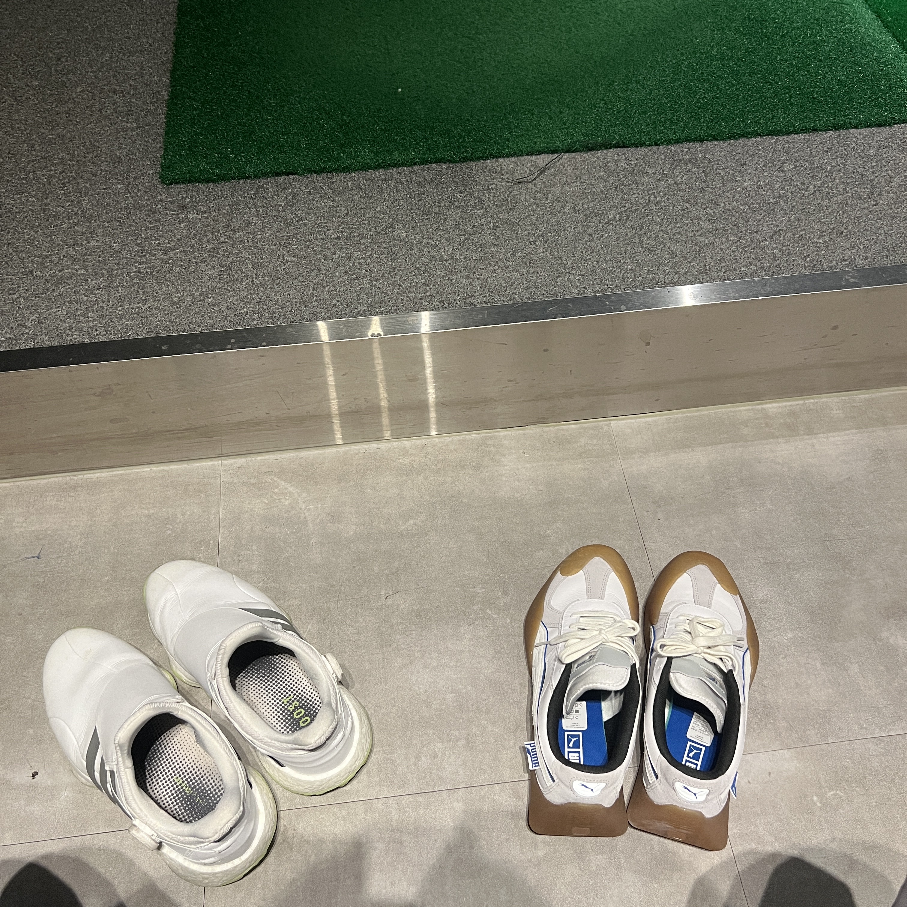 Puma Vaderon White 착용 스타일