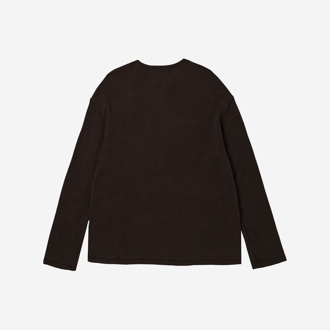 엔 아카이브 뉴 아카이브 레더 스트링 니트 롱 슬리브 브라운(N ARCHIVE New Archive Leather String Knit Long Sleeve Brown) - 2