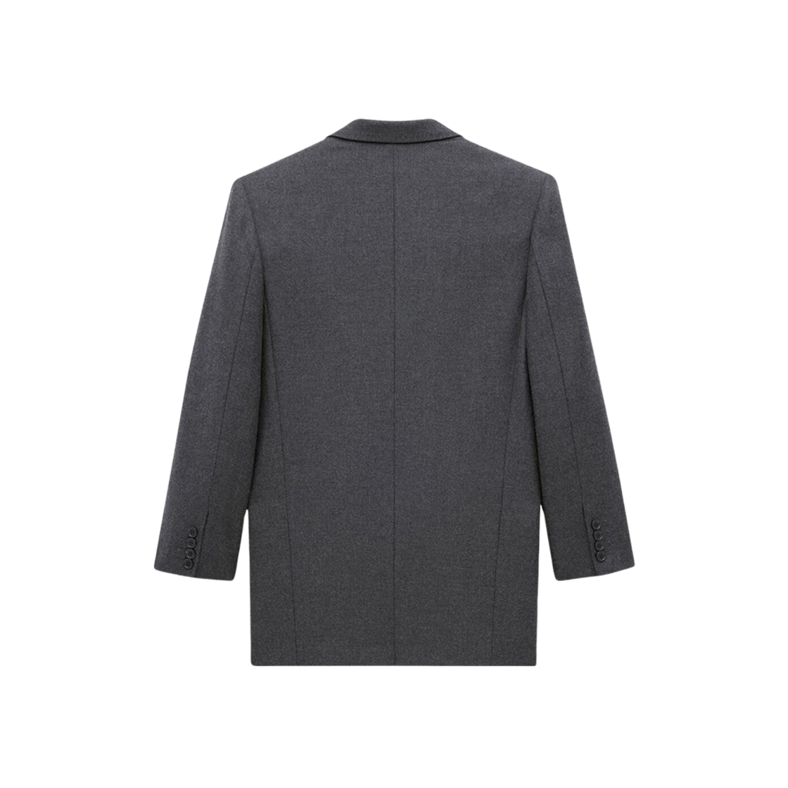 (W) Saint Laurent Jacket In Cashmere Anthracite 상세 이미지 2