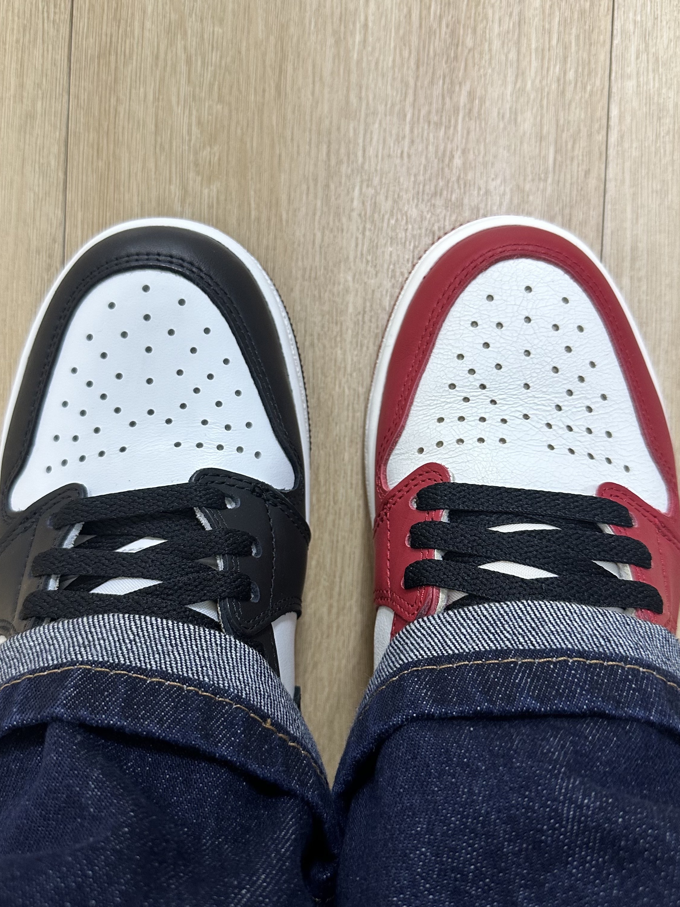 Jordan 1 High 85 Black White, Jordan 1 Retro High OG Chicago 2022 착용 스타일 - 4