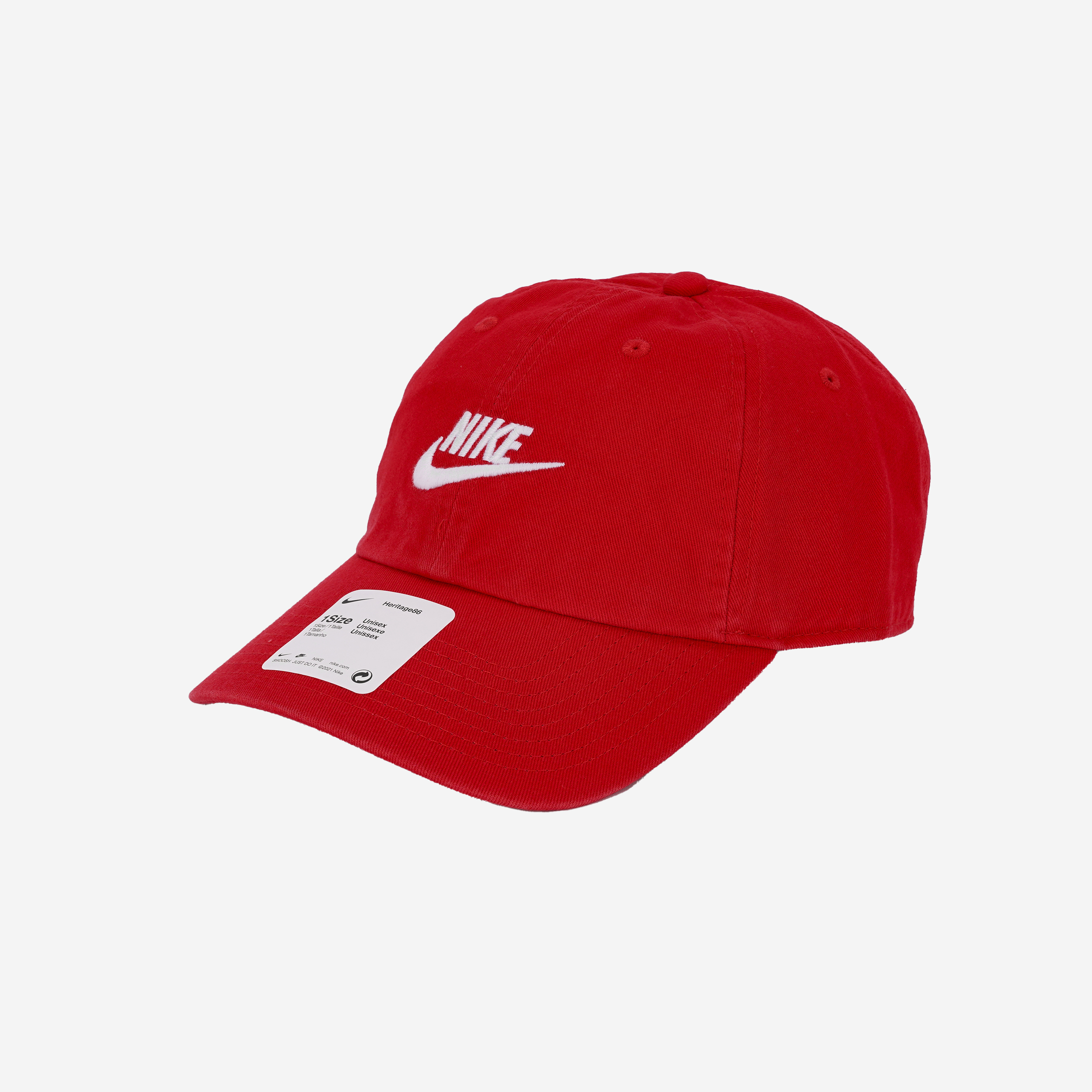 Nike Heritage 86 Futura Washed Cap University Red