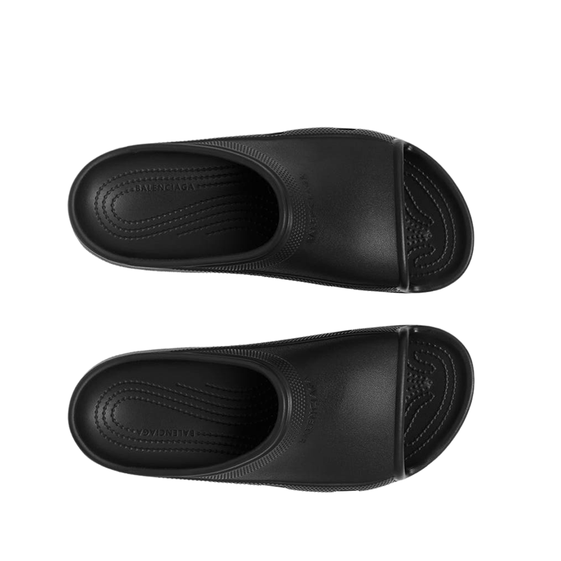 발렌시아가 x 크록스 슬라이드 샌들 블랙(Balenciaga x Crocs Slide Sandal Black) - 3