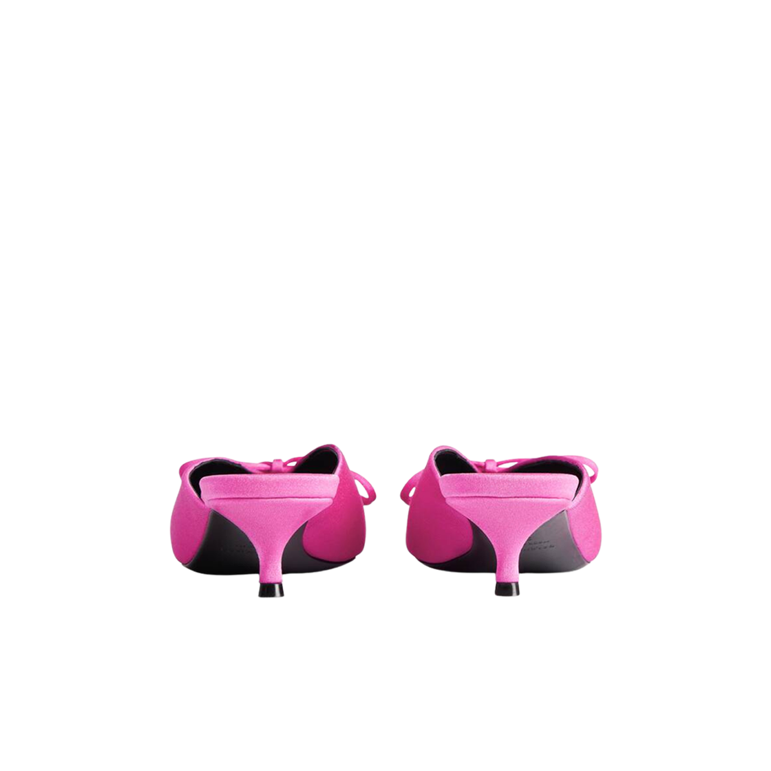 (W) 발렌시아가 나이프 보우 40mm 뮬 핑크((W) Balenciaga Knife Bow 40mm Mule Pink) - 2