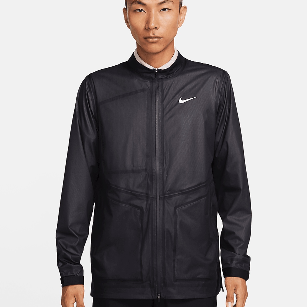 Nike Storm-Fit ADV Golf Full-Zip Jacket Black - Asia 착용 스타일