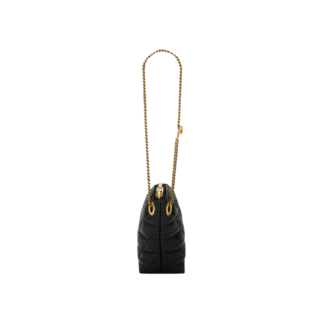 Saint Laurent Sade Triangle Coin Purse In Lambskin Black 상세 이미지 3