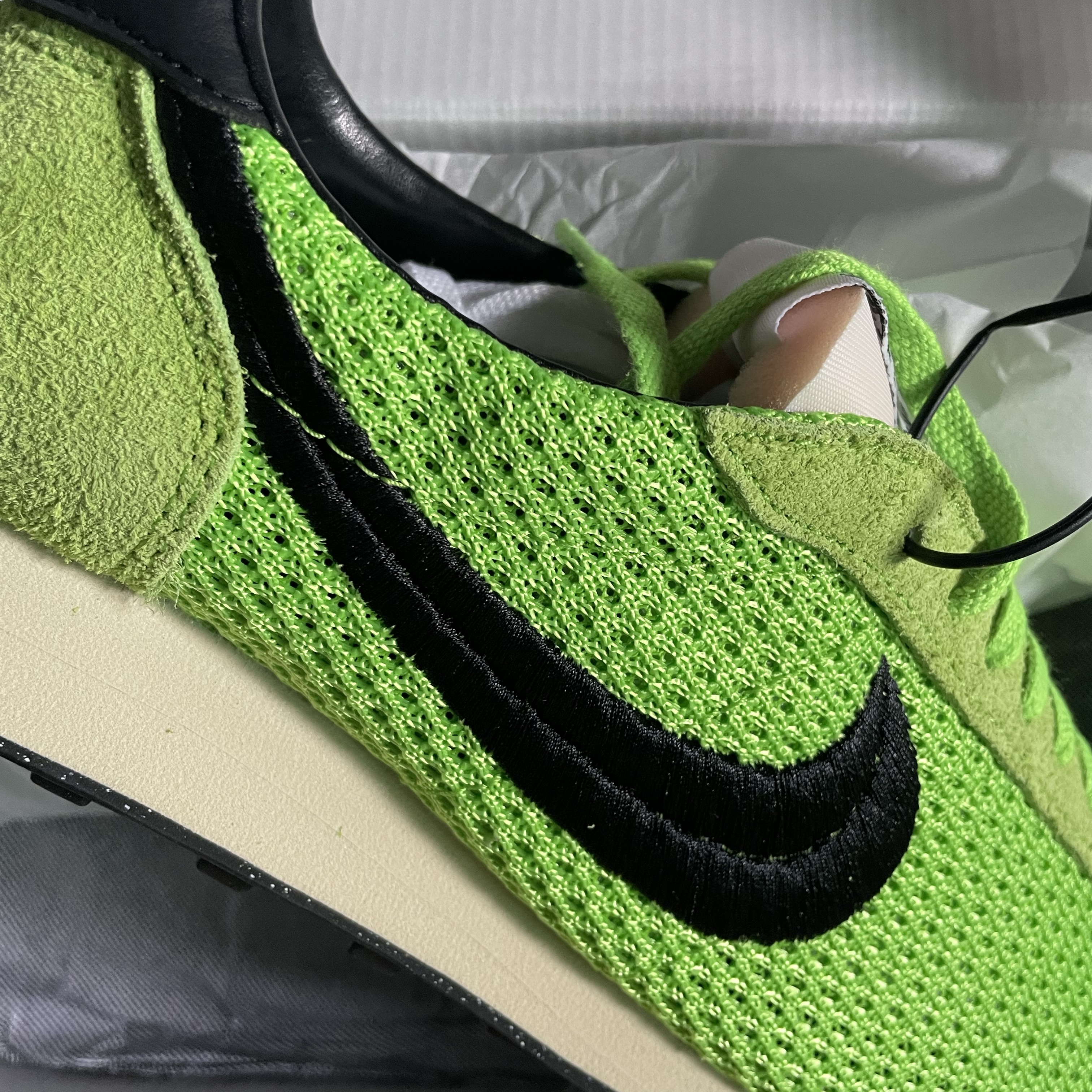 Nike x Stussy LD-1000 SP Action Green and Black 착용 스타일