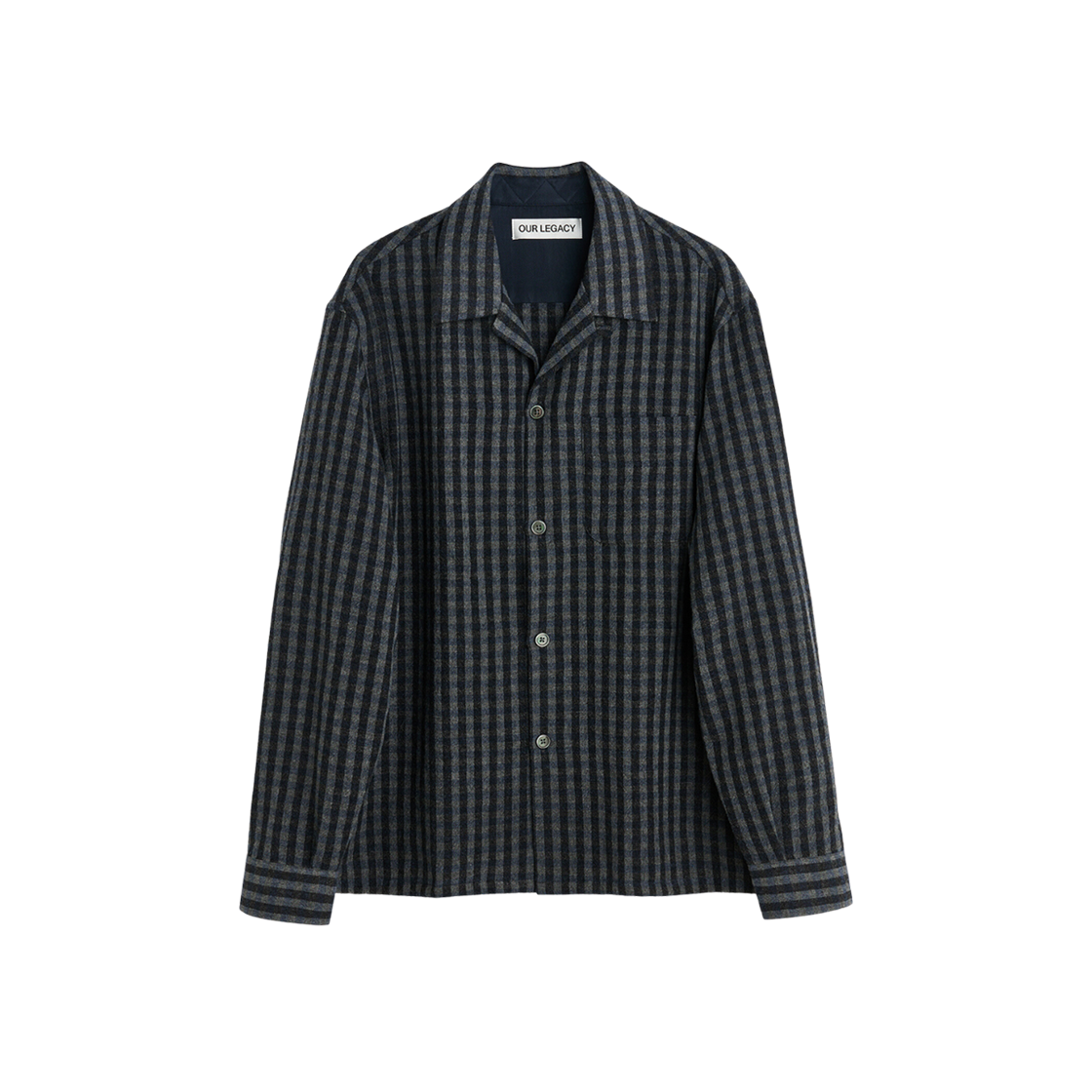 Our Legacy Heusen Shirt Principal Check Rural Wool 상세 이미지 1