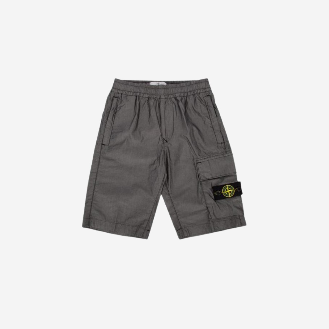 (Kids) Stone Island L0501 Bermudas Cargo Shorts Black - 24SS 상세 이미지 1