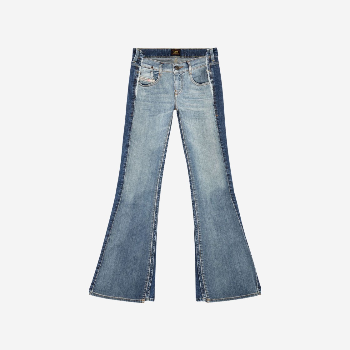 (W) Diesel x Lee Bootcut and Flare Jeans Dieseloves 01 09k46 Medium Blue 상세 이미지 1