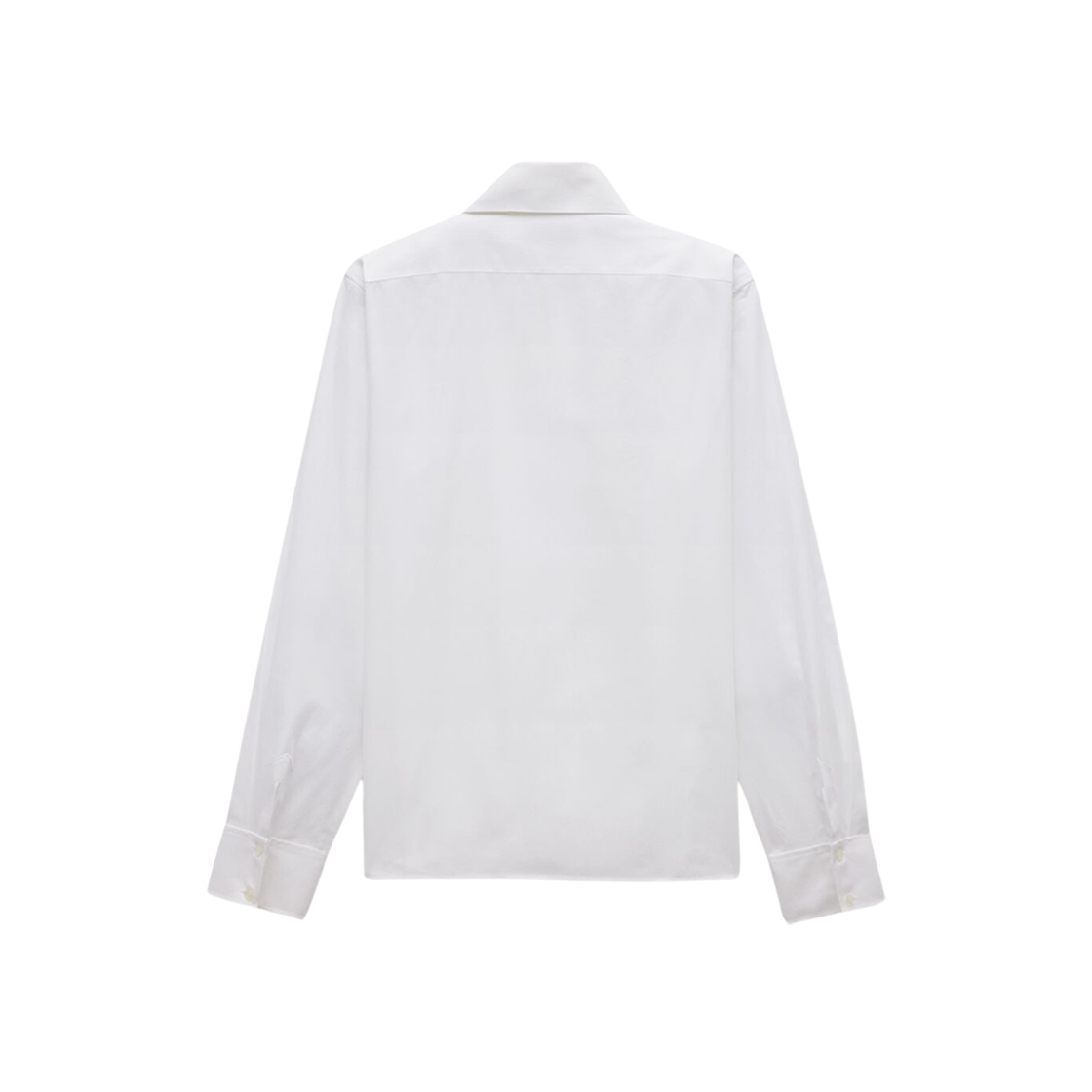 Saint Laurent Shirt In Striped Poplin Blanc 상세 이미지 2