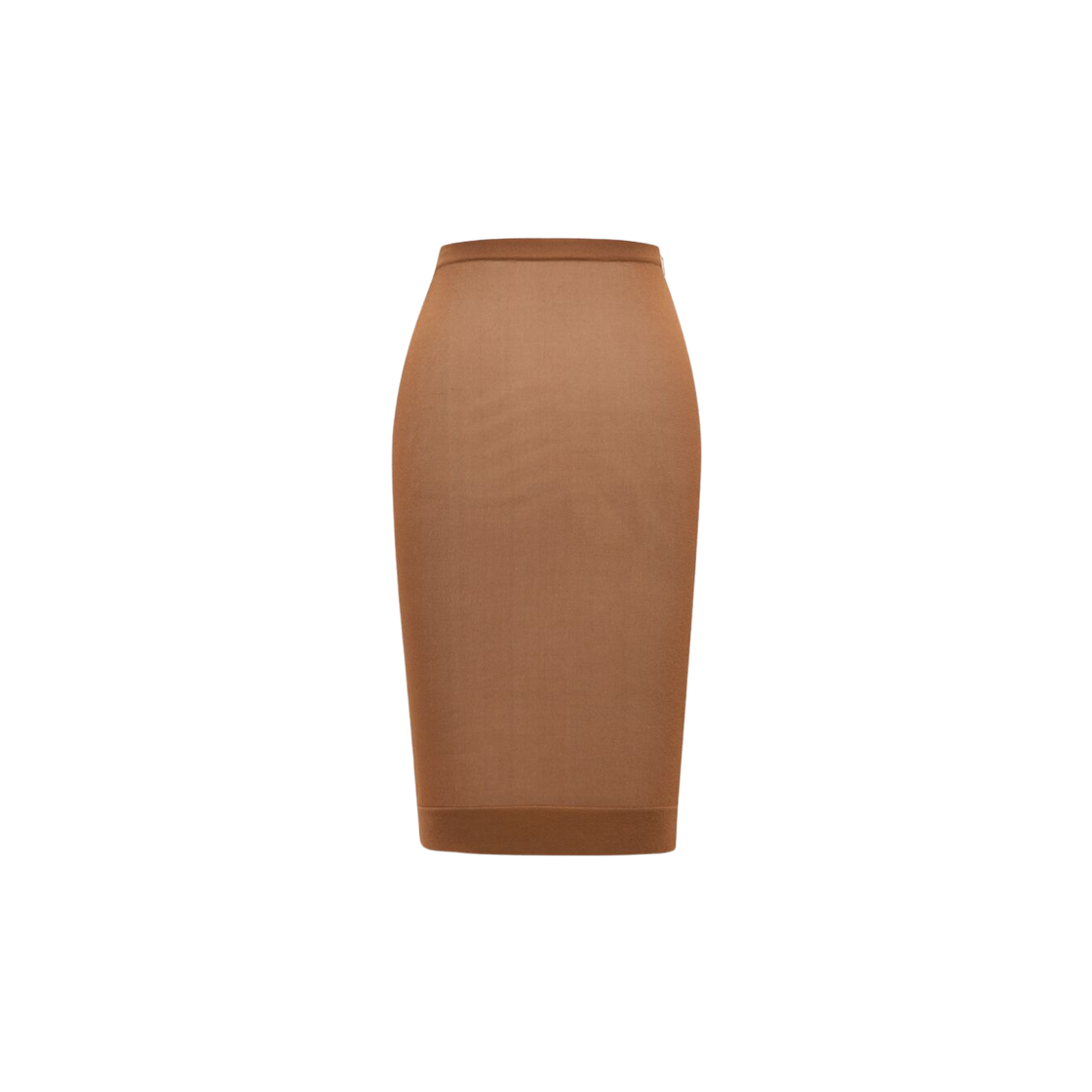 (W) Saint Laurent Pencil Skirt In Knit Marron 상세 이미지 2