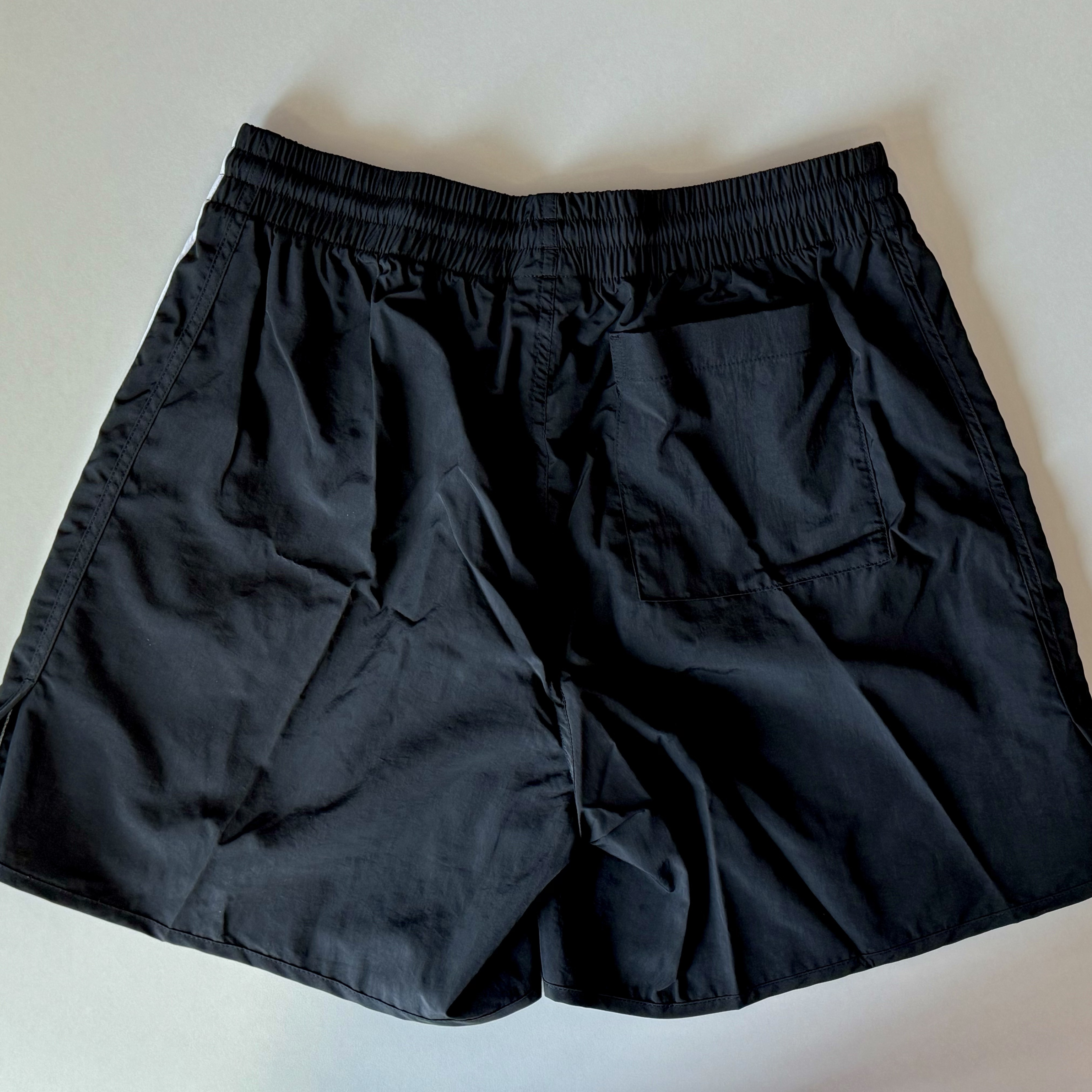 Adidas Adicolor Classic Sprinter Shorts Black - US Sizing, Balenciaga x Adidas Stan Smith Black 착용 스타일 - 5