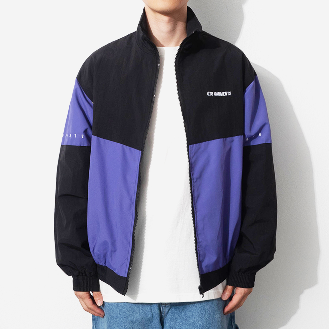 큐티에잇 가먼츠 올드 트랙 자켓 퍼플(QT8 Garments TL Old Track Jacket Purple) - 3