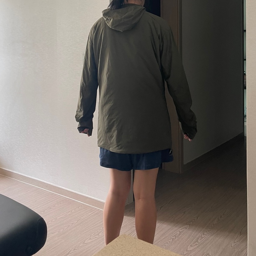 Arc'teryx Atom SL Hoody Tatsu 착용 스타일