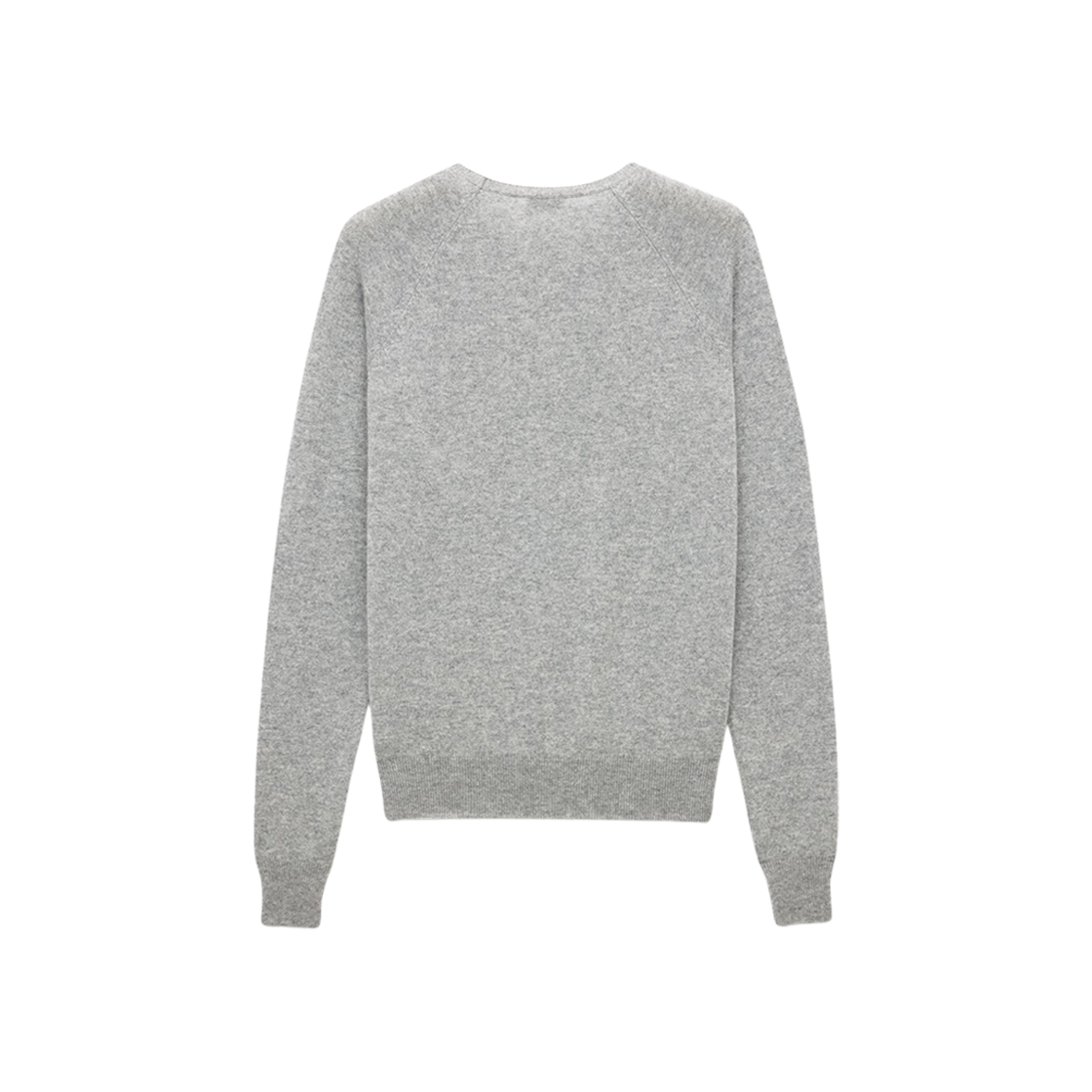 Saint Laurent Cassandre Sweater In Cashmere Gris Chine 상세 이미지 2