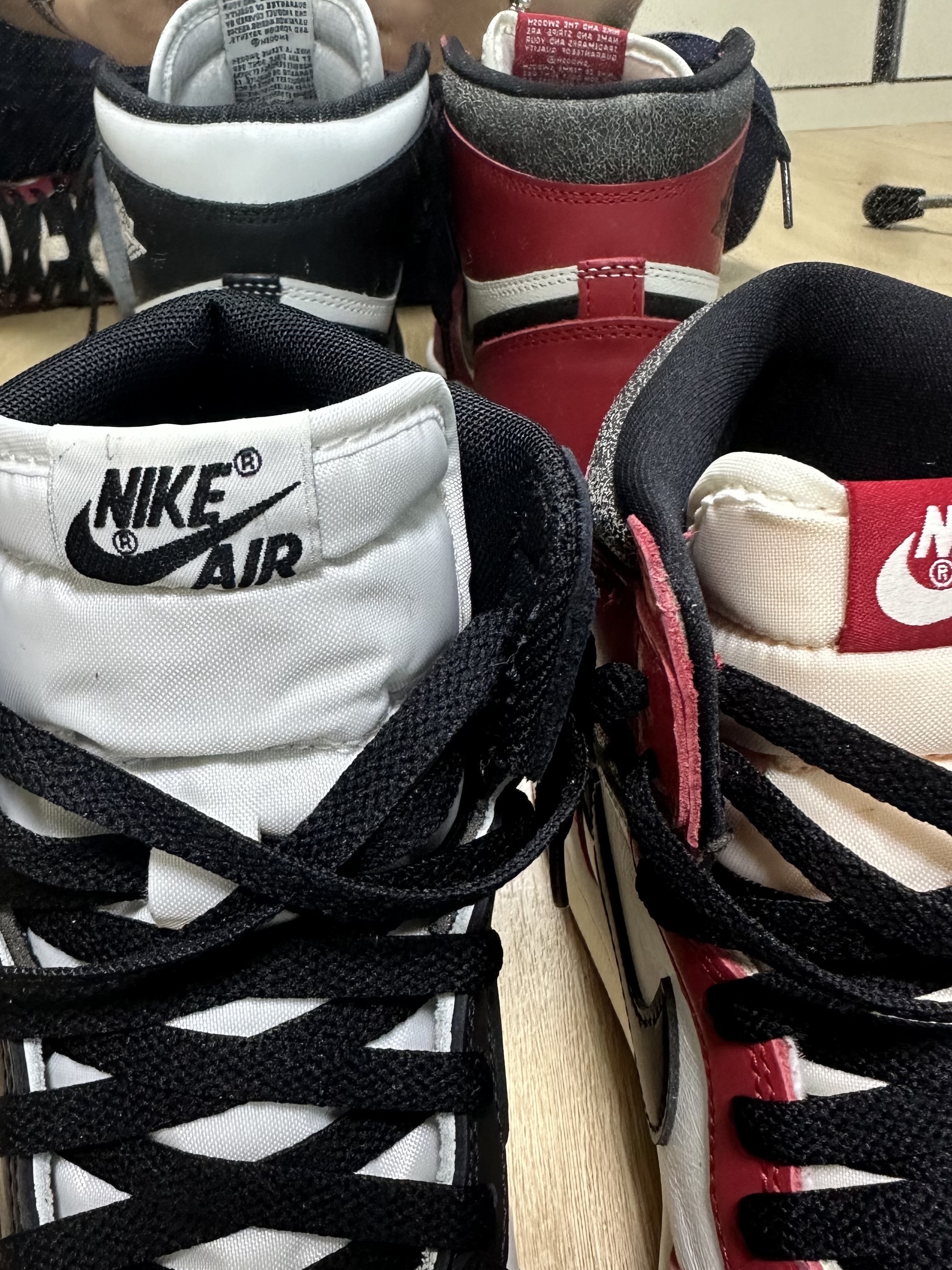 Jordan 1 High 85 Black White, Jordan 1 Retro High OG Chicago 2022 착용 스타일 - 3