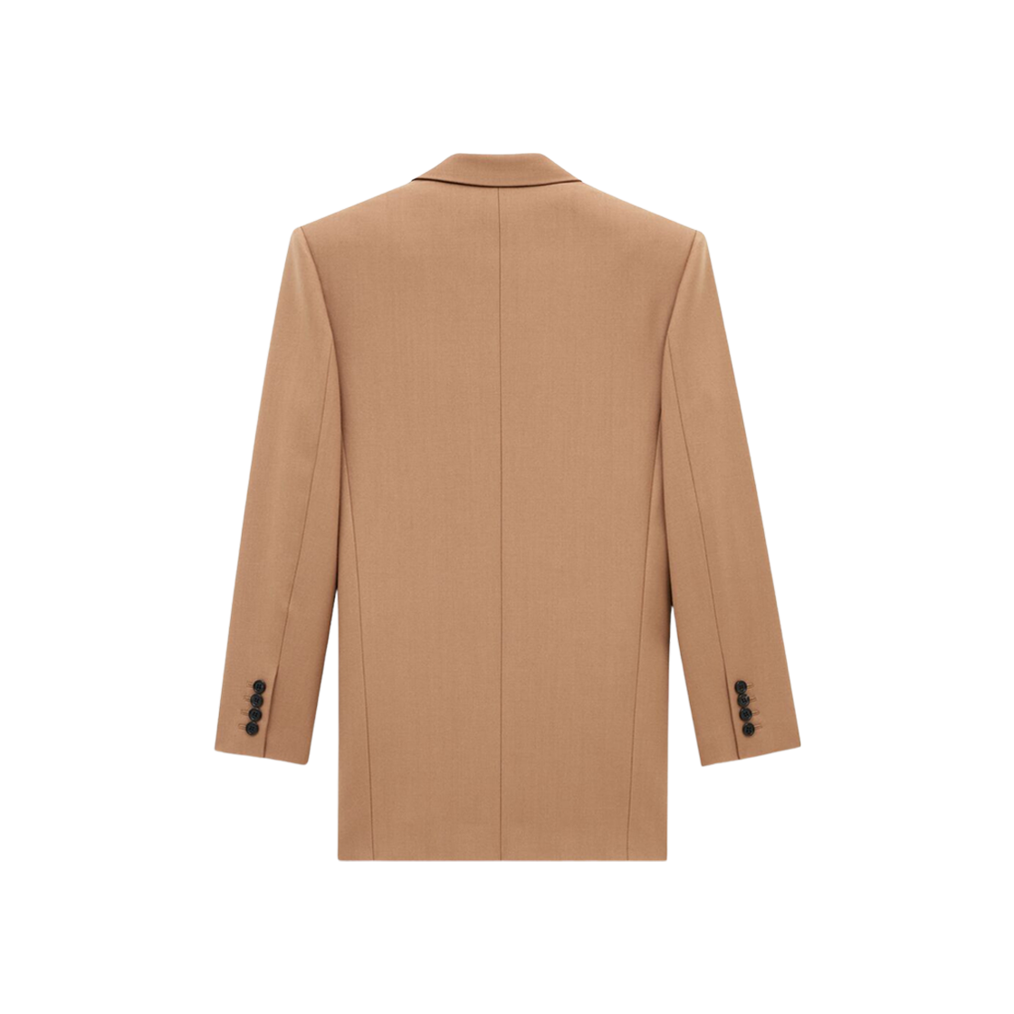 (W) Saint Laurent Jacket In Wool Gabardine Beige 상세 이미지 3