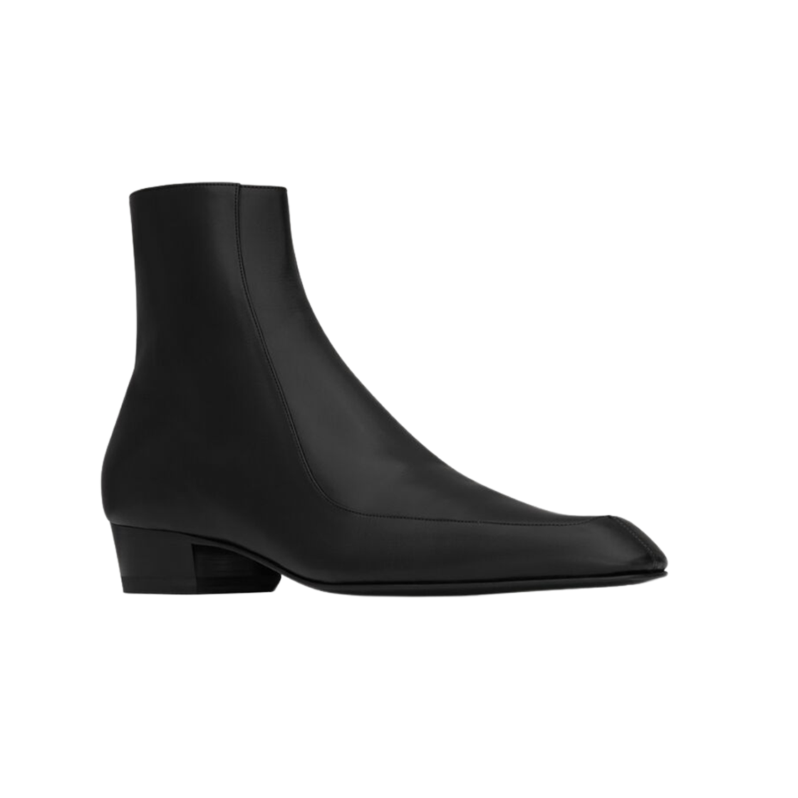 생로랑 어거스틴 부츠 스무스 레더 블랙(Saint Laurent Augustin Boots In Smooth Leather Black) - 3