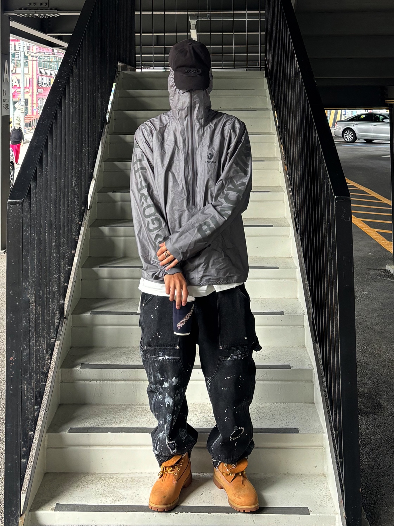 Wapworks Work Double Knee Carpenter Pants, Timberland Premium 6 inch Waterproof Boot Wheat Nubuck - Wide 착용 스타일 - 3