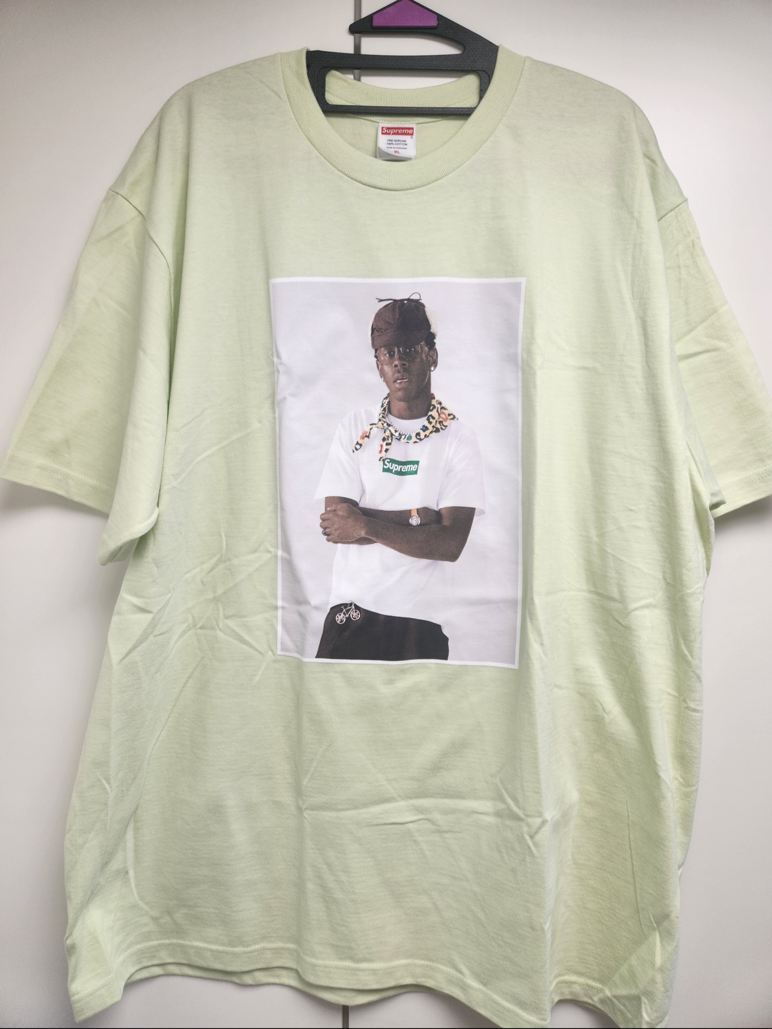 Supreme Tyler The Creator T-Shirt Pale Mint - 24FW 착용 스타일 - 1