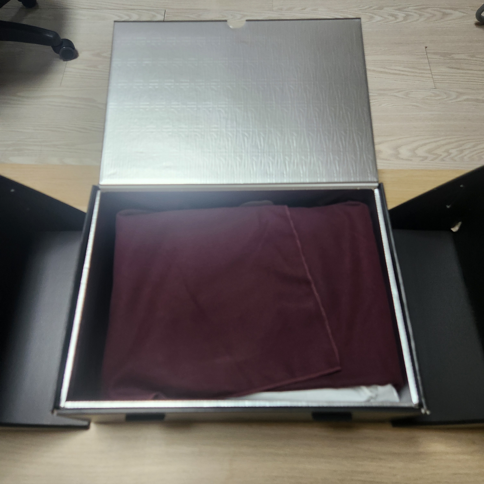 (W) Jordan 3 x A Ma Maniere Retro OG SP Black and Flat Pewter 착용 스타일 - 3