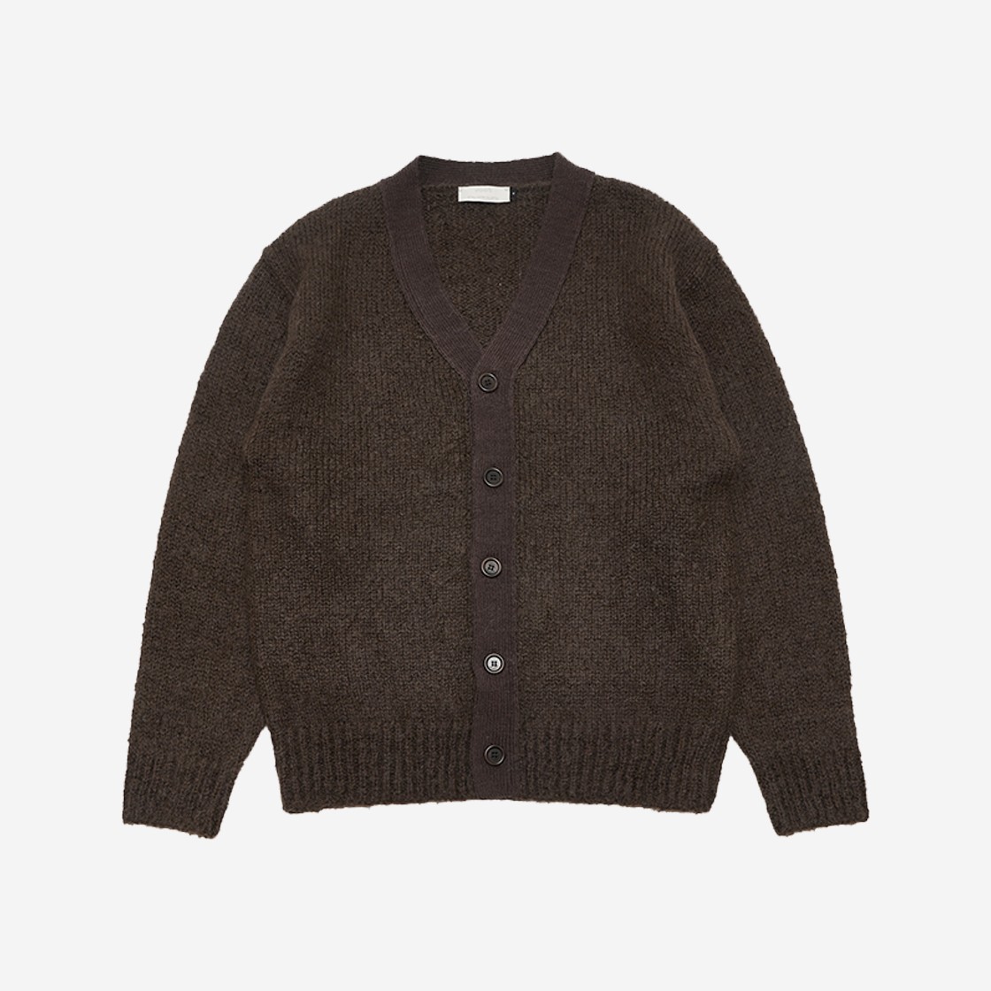 Amomento Grandpa Cardigan Brown - 24FW 상세 이미지 1