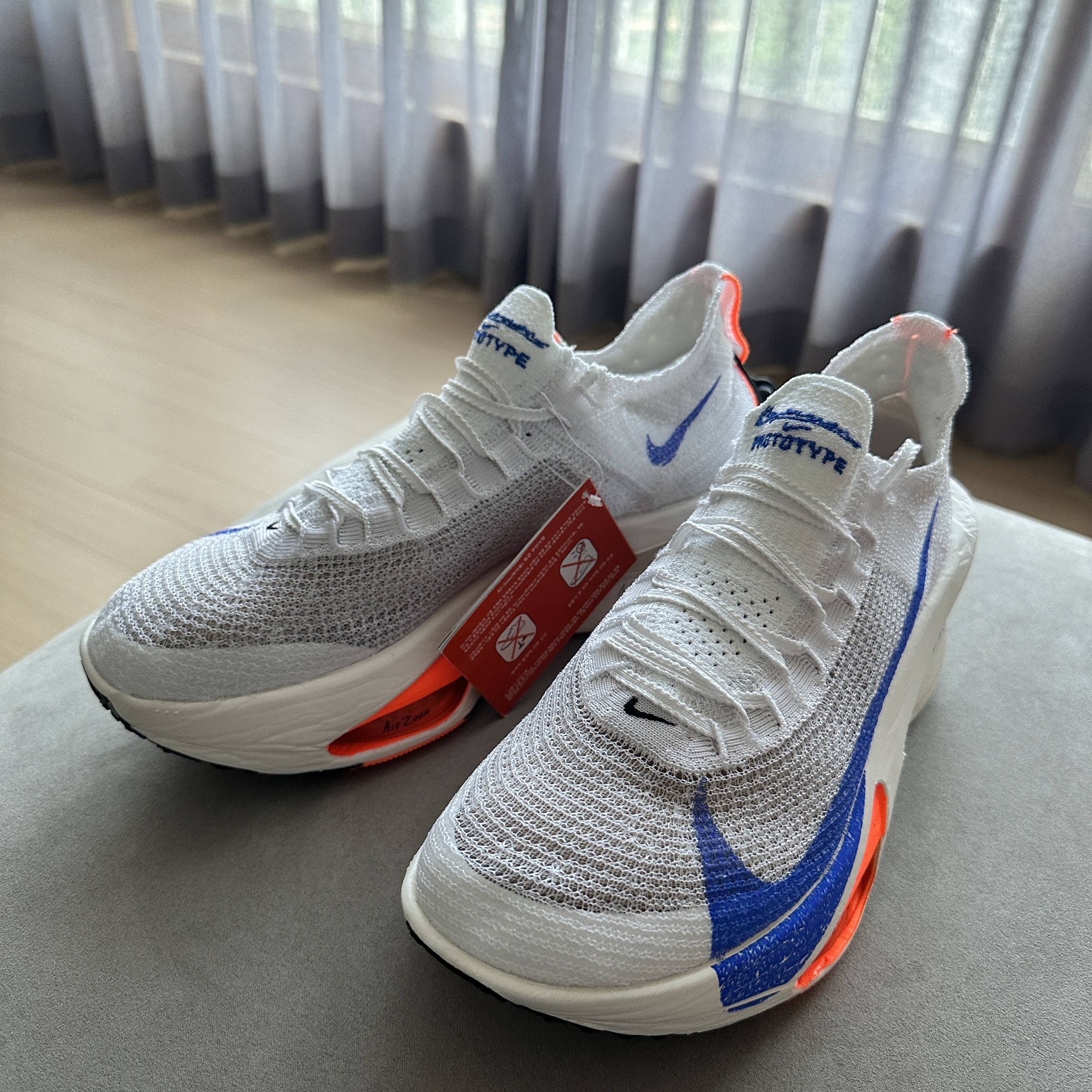 Nike Air Zoom Alphafly Next% 3 Blueprint 착용 스타일