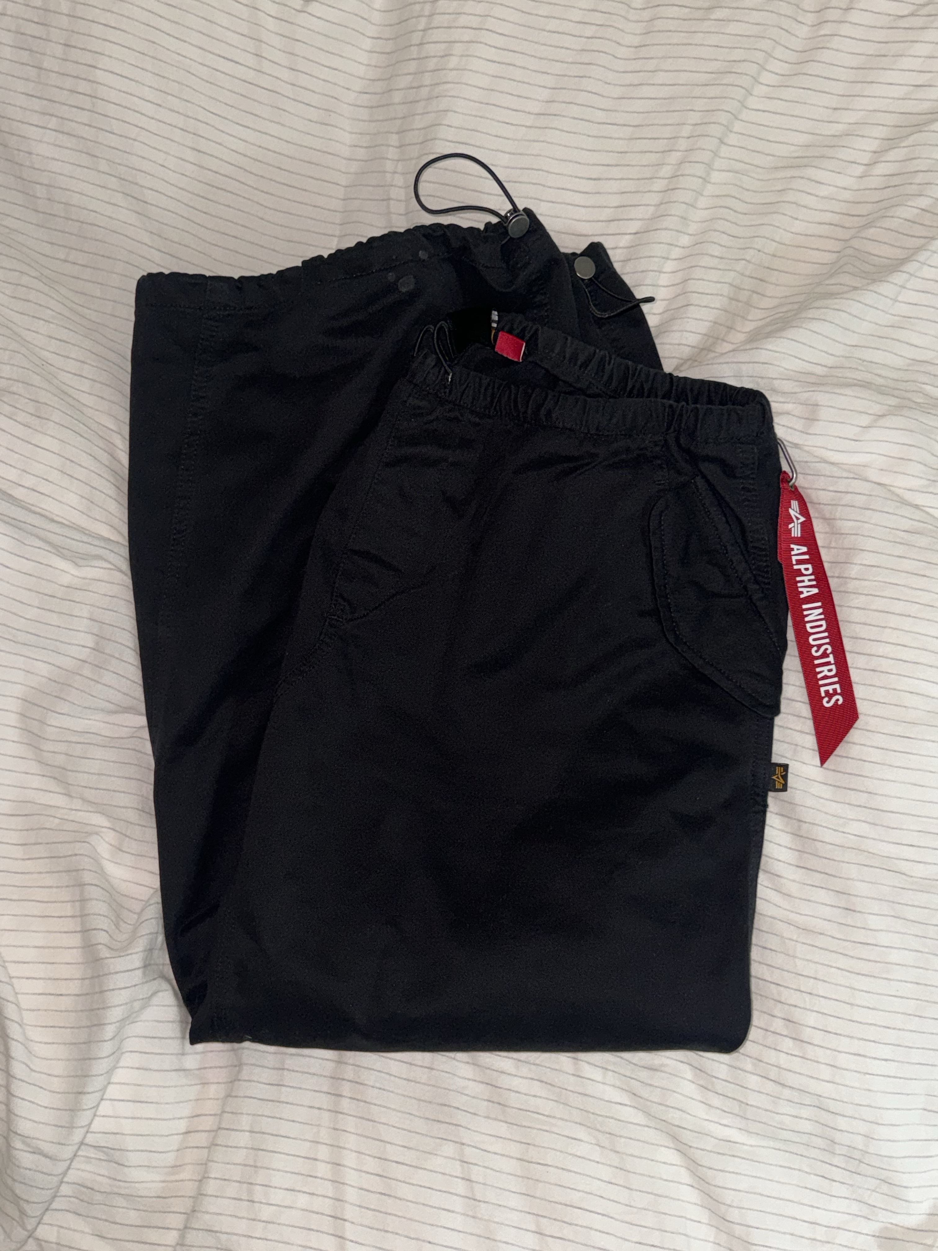 ALPHA INDUSTRIES Drawcord Skirt W Black 착용 스타일 - 8