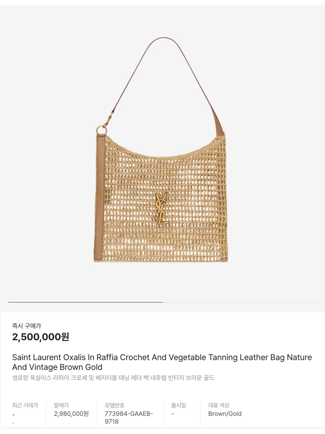 Saint Laurent Panier Small Bag in Crochet Raffia and Smooth Leather Naturel, Saint Laurent Panier Small Bag in Raffia Naturel 착용 스타일 - 6