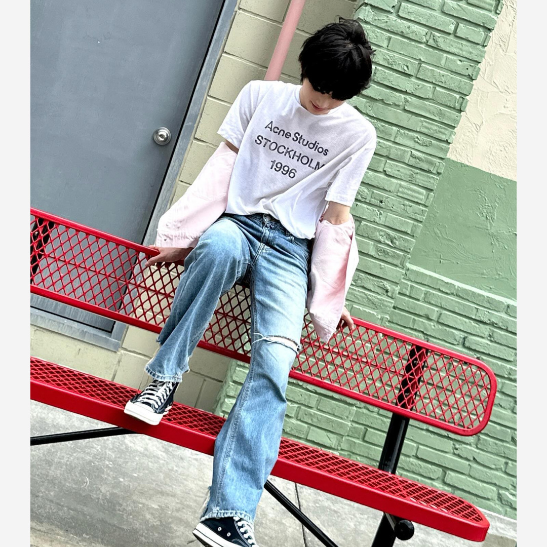 Converse Chuck 70 Hi Black 착용 스타일 - 2