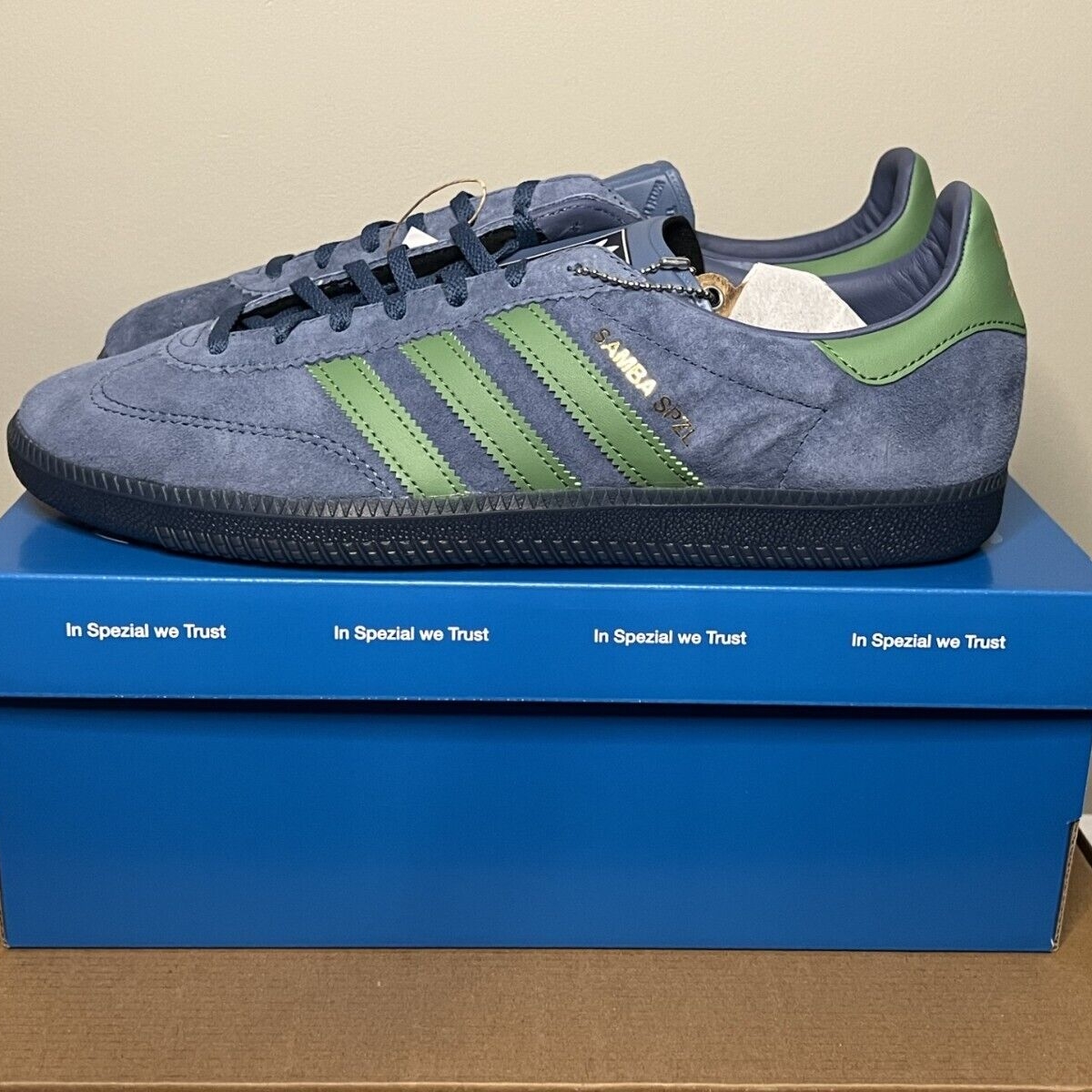 Adidas x END. Samba Deco Spezial Dark Blue 착용 스타일 - 2